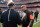 Raiders head coach shaking hands with Browns head coach Mike Pettine.