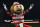 Brutus Buckeye is a unique figure among college mascots.