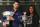 Novak Djokovic and Serena Williams hold trophies they won in 2015 ahead of the 2016 Australian Open draw ceremony.