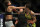 Jessica Andrade (right) punches Karolina Kowalkiewicz