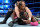 Daniel Bryan holding Kofi Kingston in the Labell Lock.