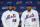 New York Mets second baseman Robinson Cano (left) and reliever Edwin Diaz