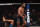 South African Dalcha Lungiambula celebrates a third-round knockout of Dequan Townsend.