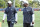 Miami Dolphins head coach Brian Flores (left) and general manager Chris Grier