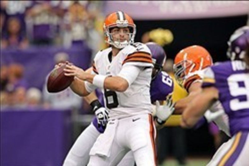 Hoyer goes down, Weeden returns in Cleveland - NBC Sports