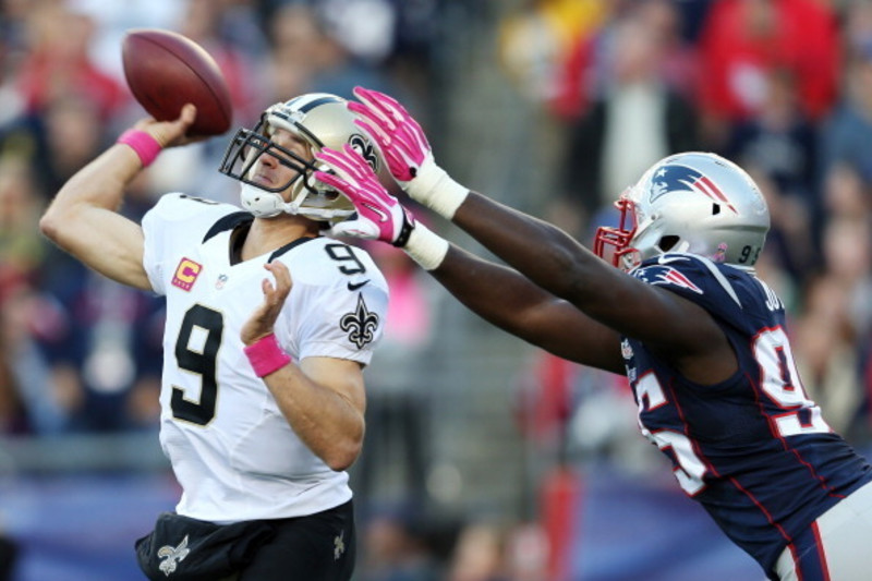 Saints vs. Patriots 2013 Score Recap: New England Leads 17-7 After