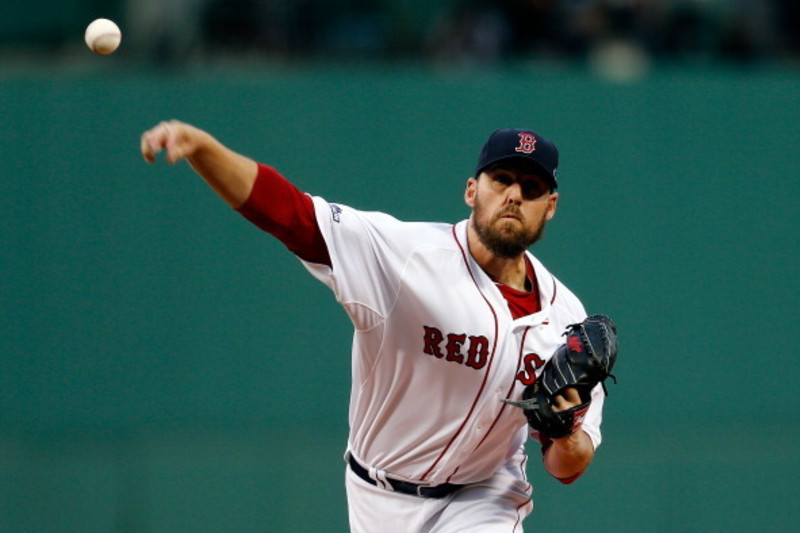 John Lackey Boston Red Sox Authentic On-Field Alternate Red Jersey