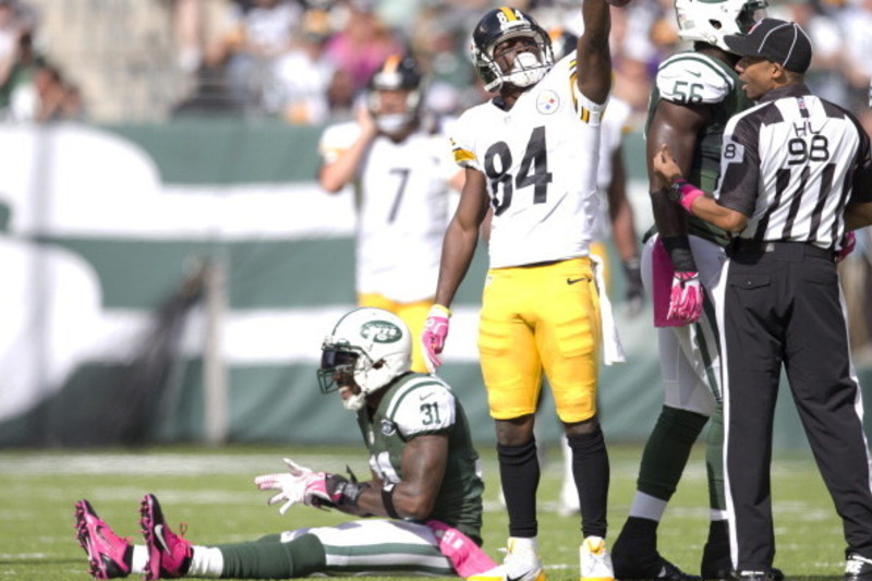 Antonio Cromartie of New York Jets plays vs. Pittsburgh Steelers - ESPN