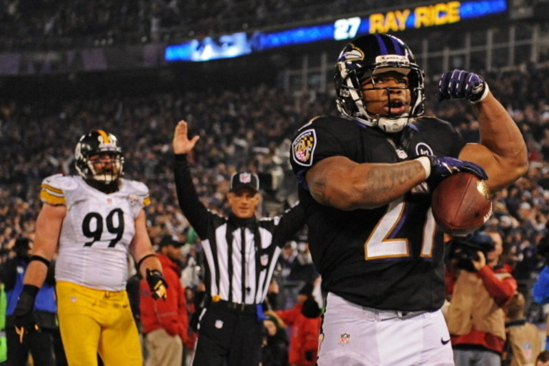 Baltimore Ravens' Ray Rice runs, catches and provides leadership 