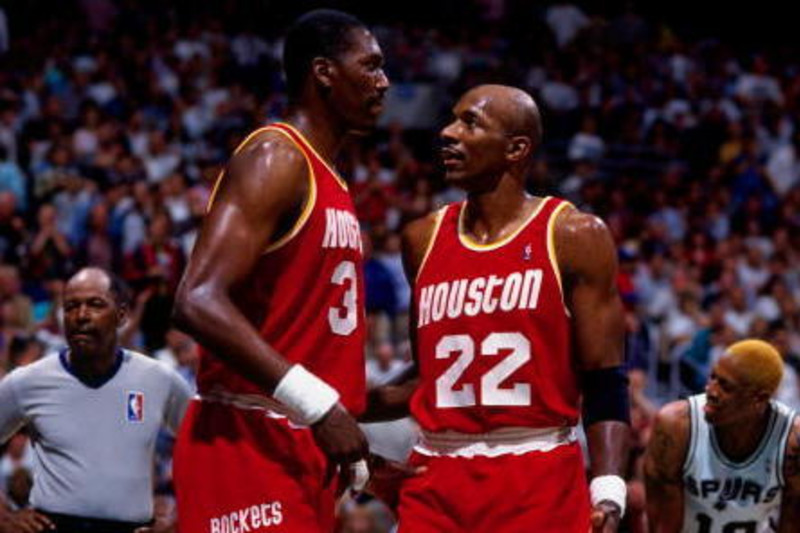 1994-95 Hakeem Olajuwon Game Worn Houston Rockets Jersey with