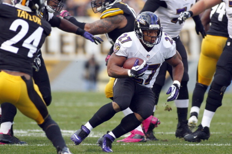 Ravens injury update: Ray Rice day-to-day with hip flexor injury