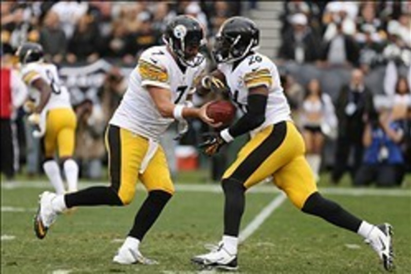 Commitment to the run game gives Steelers 17-6 1st-half lead