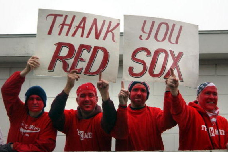 Boston Red Sox fans celebrate latest World Series title; parade on