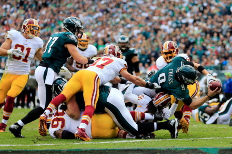 Photos: Philadelphia Eagles quarterback Nick Foles touchdown catch – East  Bay Times