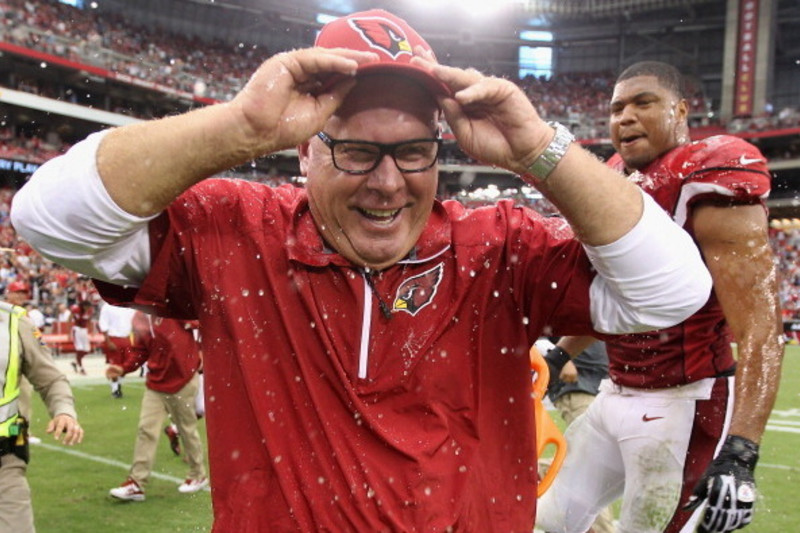 Bruce Arians was hospitalized in October with heart ailment