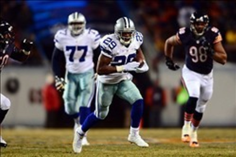 Photo: Dallas Cowboys vs Chicago Bears in Arlington, Texas - DAL20121001036  