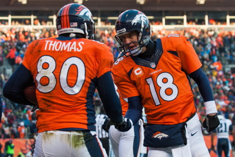 NFL roundup: Manning sets TD record, Broncos claim AFC West title