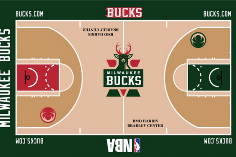 Redditor Redesigns NBA Courts and Logos for Bucks, Warriors, Rockets and  Kings, News, Scores, Highlights, Stats, and Rumors