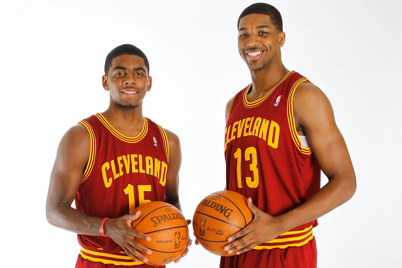 Cleveland Cavaliers 15 Irving Red Jerseys