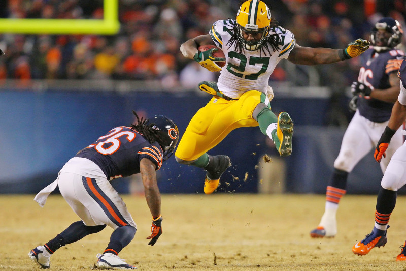 Packers 2013 Top Plays, #10: Lacy's Corkscrew Into the End Zone