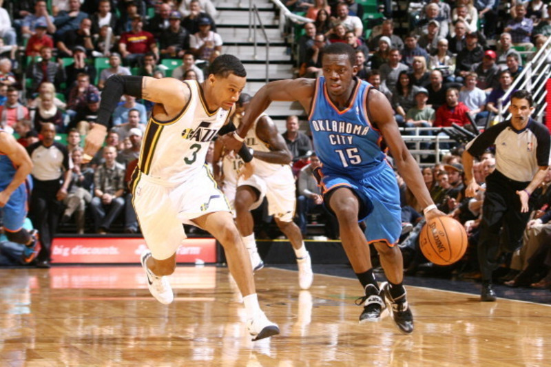 Reggie Jackson Oklahoma City Thunder adidas Swingman Jersey