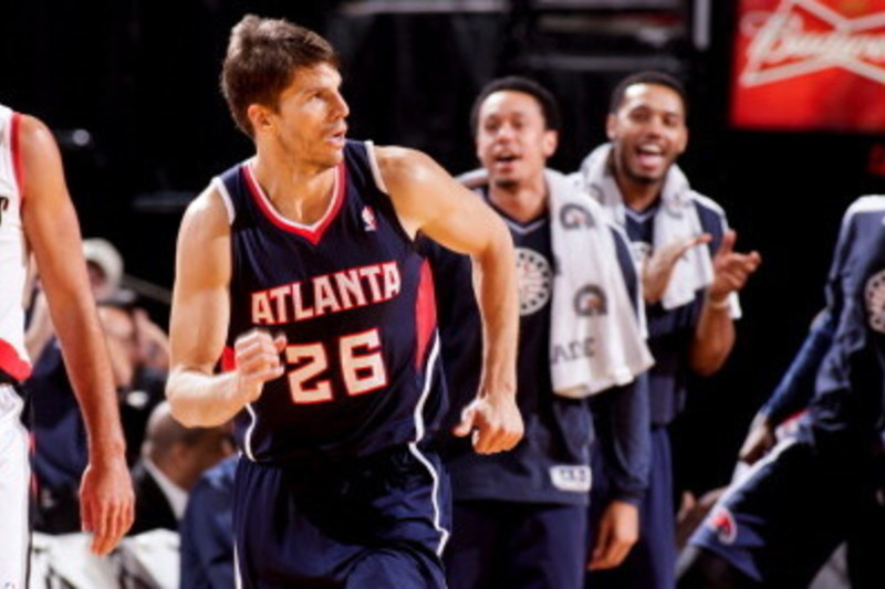 Kyle Korver - Atlanta Hawks - Game-Worn Jersey - Kia NBA Tip-Off
