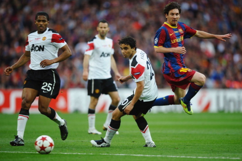 Fabio Da Silva - UEFA Champions League 2010/11 - Manchester United FC