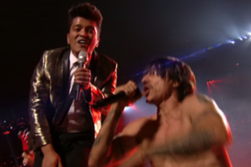 Bruno Mars and Red Hot Chili Peppers meld in Super Bowl halftime  performance