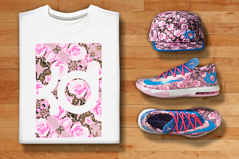 Kevin durant clearance breast cancer shoes