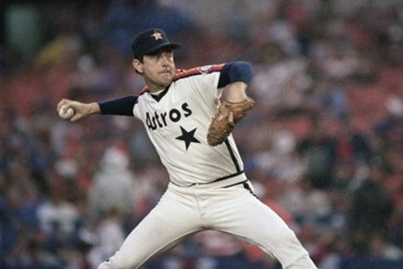 Took Abit to do but here's a edit of switching the colors of the old Astros  and Texas rangers uniforms which featured Nolan Ryan in the different eras  where he played with:) 