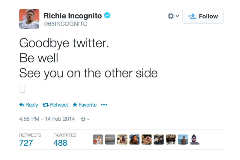 Wednesday's #PFTPM delves into Richie Incognito situation, and