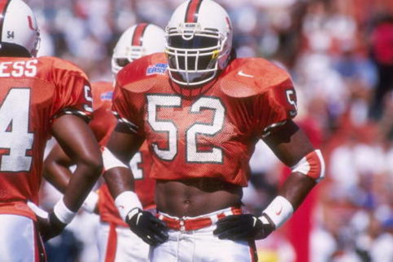 Ray Lewis Miami Hurricanes Highlights