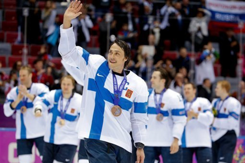Teemu Selanne Finland Hockey Jersey