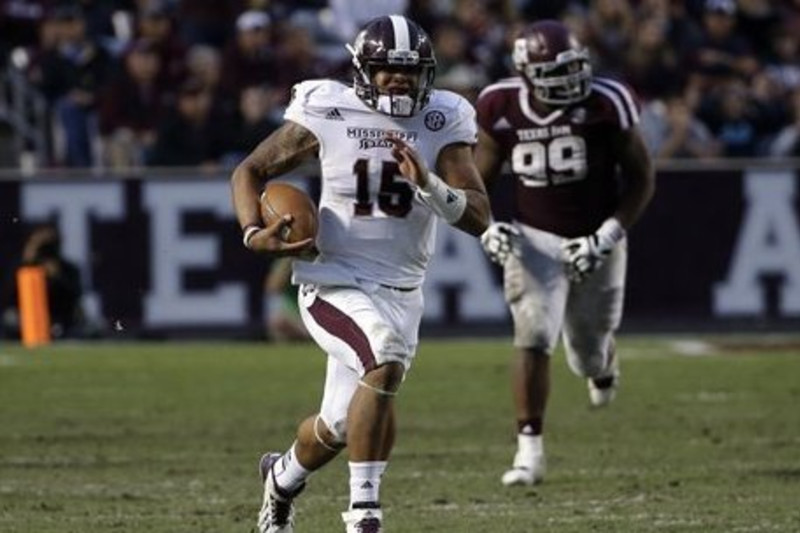 Over 3 years, Dak Prescott grew into the role of Mississippi State's