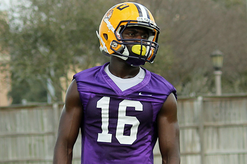 LSU Football Uniform - 2012 Purple on Gold