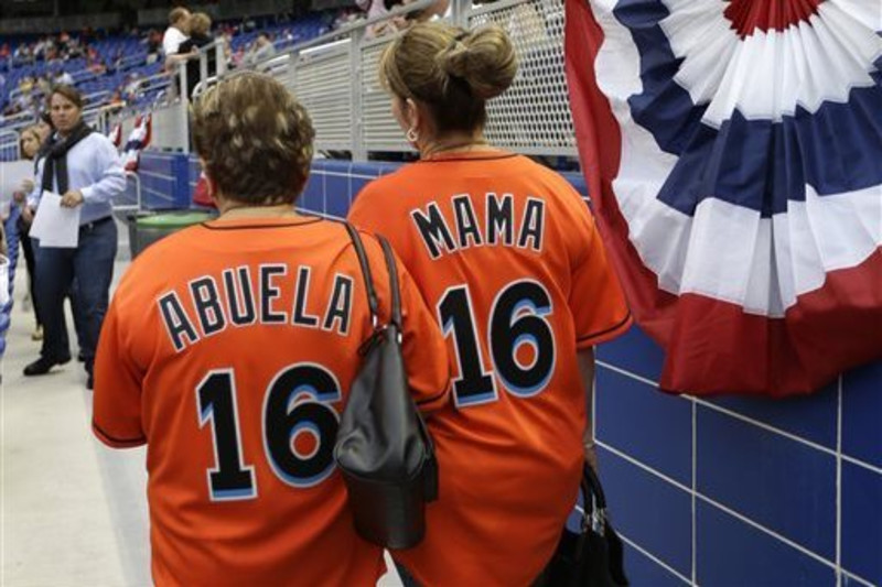 Fish Bites: Miami Marlins Opening Day For Jose Fernandez, His Mother, and  Grandmother - Fish Stripes