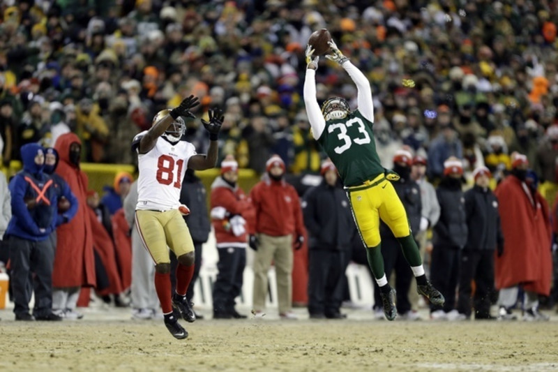 Dec 28, 2014; Green Bay, WI, USA; Green Bay Packers safety Micah