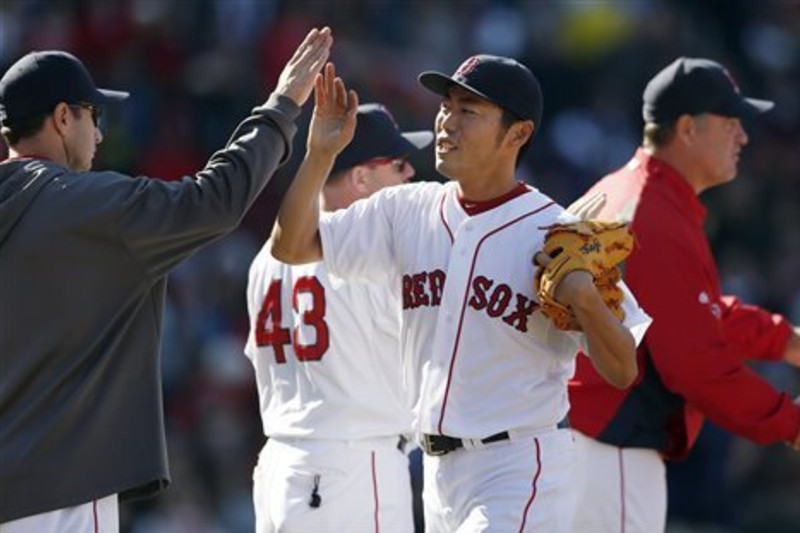 Red Sox closer Koji Uehara on the shelf