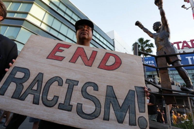 SportsCenter on X: An inside look at the Clippers' protest in Oakland of  Donald Sterling. (via @ArashMarkazi)  / X