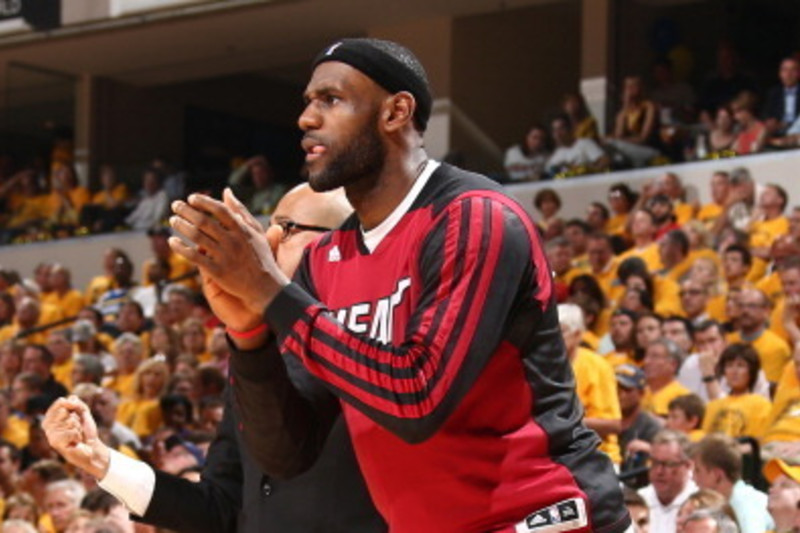 On the verge of a title, Miami Heat's LeBron James appears relaxed and ready