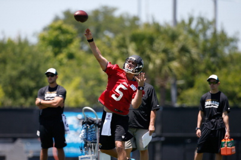 QB Blake Bortles signs contract with Jacksonville Jaguars worth $20,654,796  Wednesday morning