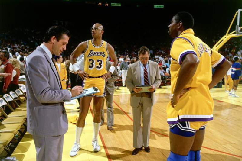 L.A. Lakers win 1988 NBA title. 