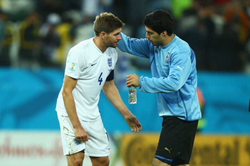 Suarez strikes twice as Uruguay beat England, 2-1