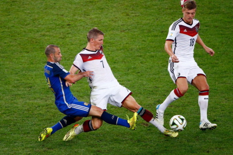 Rio de Janeiro, Brazil. 13th July, 2014. Bastian Schweinsteiger of