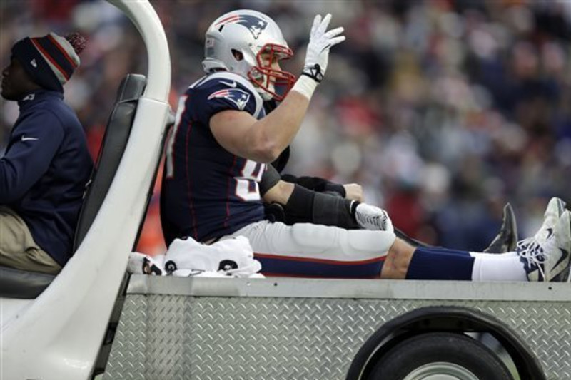 Rob Gronkowski reportedly suffered torn ACL, MCL in Patriots' win over  Browns - Sports Illustrated