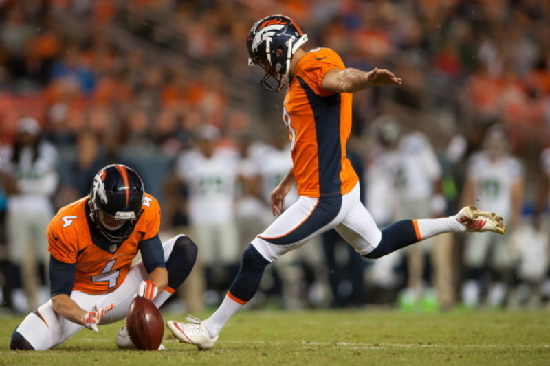 Broncos release kicker Prater following 4-game suspension, Football