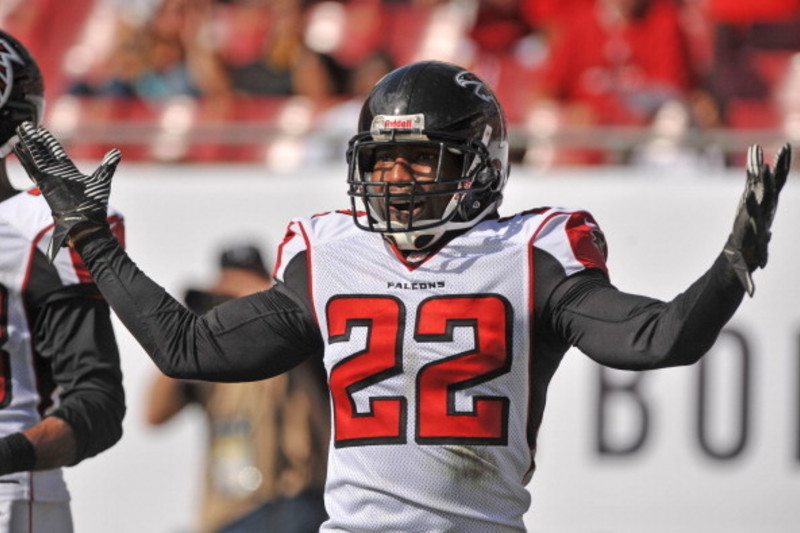 Tampa, FL, USA. 17th Nov, 2013. Atlanta Falcons cornerback Asante