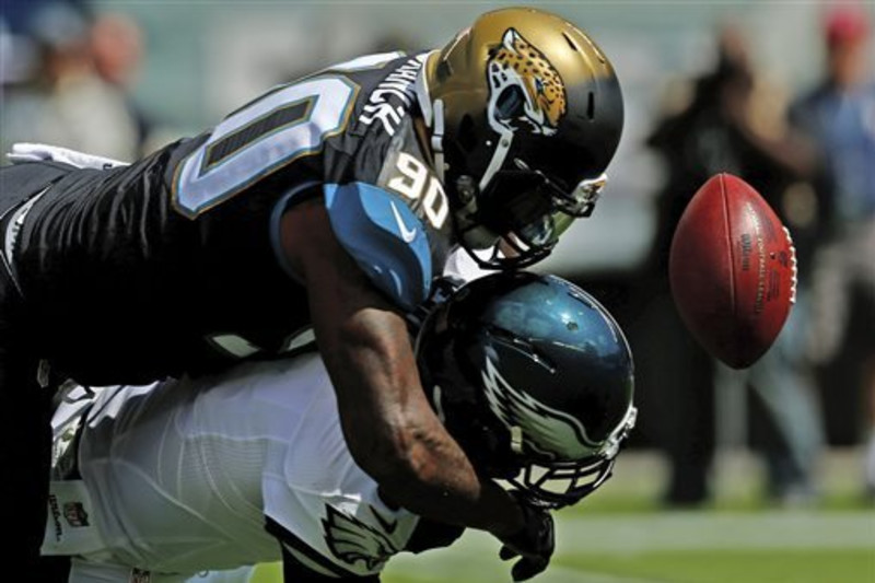 Allen Hurns, Jaguars have surprising 17-0 lead over Eagles at half