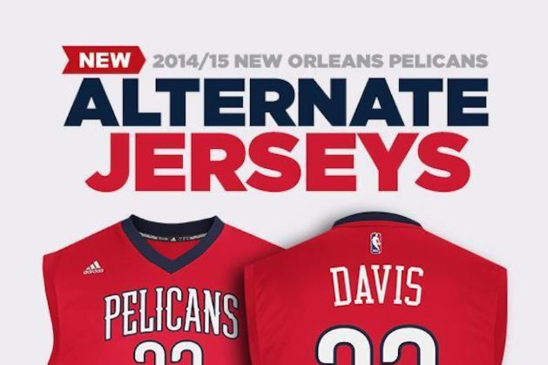 Pelicans alternate hot sale jersey