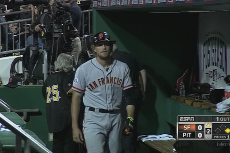 VINE: Old Pirates fan gets lost, ends up in Giants dugout - NOTSportsCenter